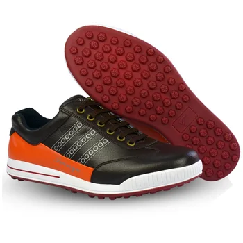 

Mens Golf Shoes Non Slip Men Sports Shoes Lightweight Waterproof And Breathable Without Spikes Golf Shoes