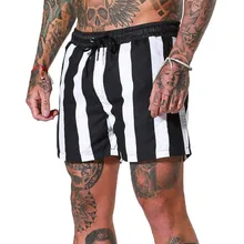 Мужские шорты для занятия спортом, бега; дышащая Фитнес сжатия модные Повседневное тренажерные залы, мужчкие спортивные тренировки пляжные брюки узкие укороченные штаны