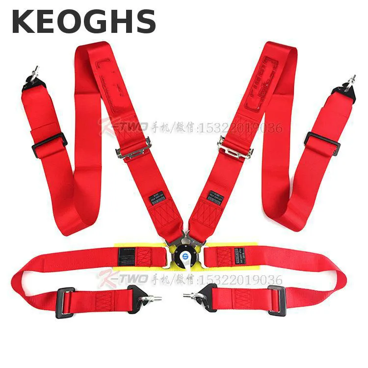 Keoghs Motorcycle Quality 4 5 6 Point Seat Belt 3 Colors Free Shipping