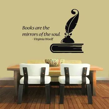 

Wall Decals Books Are The Mirrors ... Quote Vinyl Sticker Mural Wall Decor