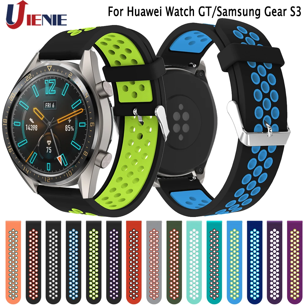 Ремешок для часов Galaxy Watch 46 мм спортивный браслет Samsung Gear S3 Frontier Huami Amazfit GTR 47 мм/Stratos