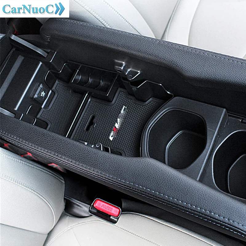 Center Console Bin Glove Tray Holder Case Auto Armrest Box Storage For