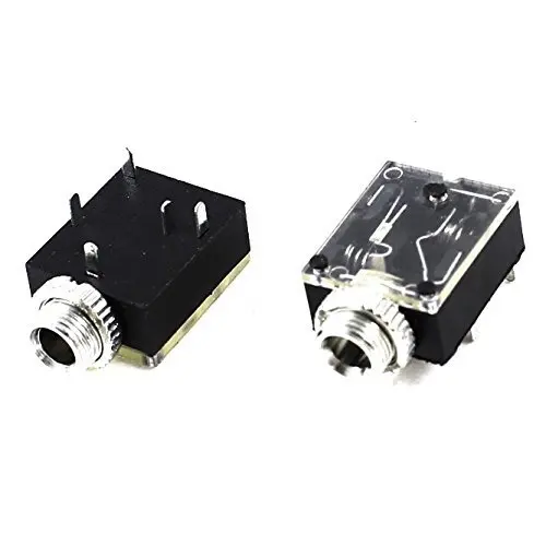 Confezione Connettore Jack Da Pannello Stereo Da 3,5Mm 5pcs
