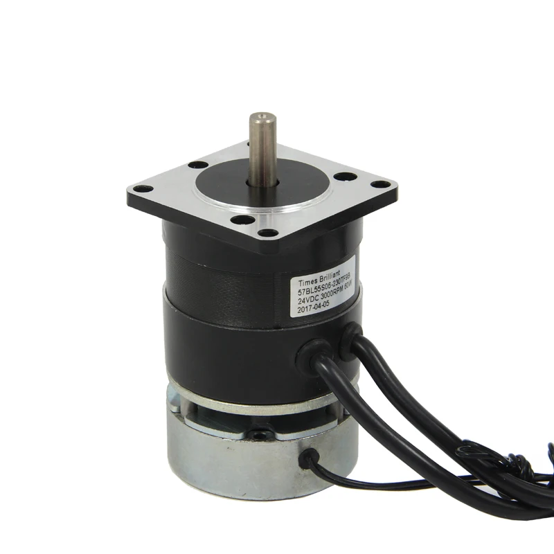 

Nema23 DC Brushless Motor with Brake 24V 60W 3000 rpm High Torque