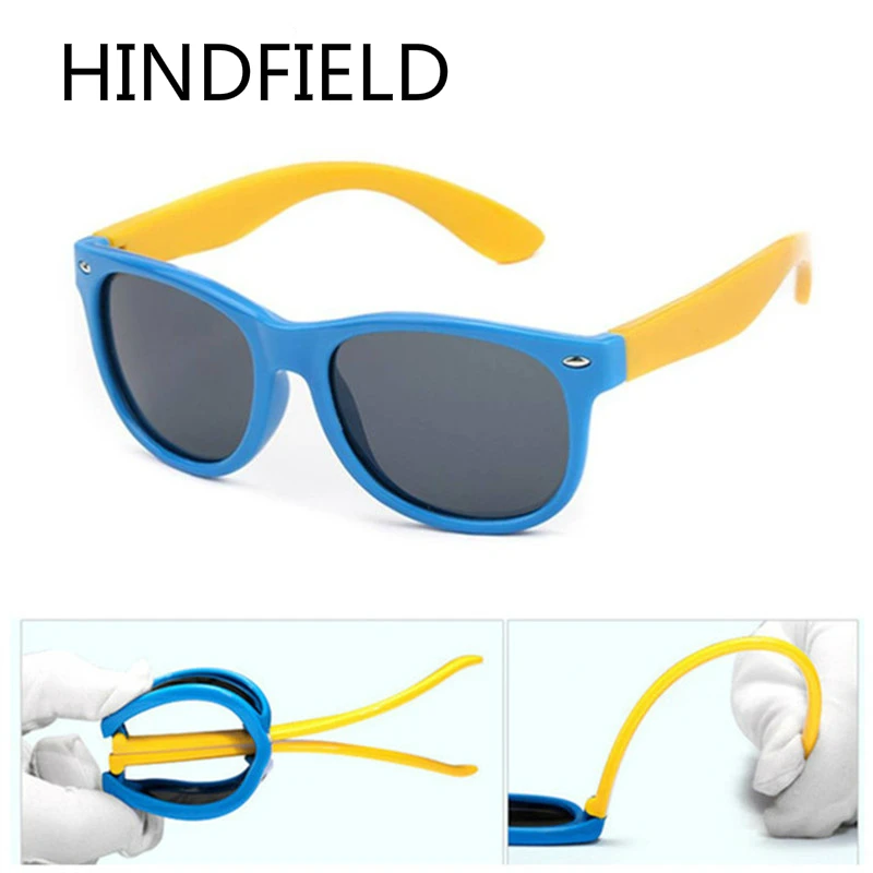 Boys&girls Flexible Kids Sunglasses Polarized Child Baby Safety Coating