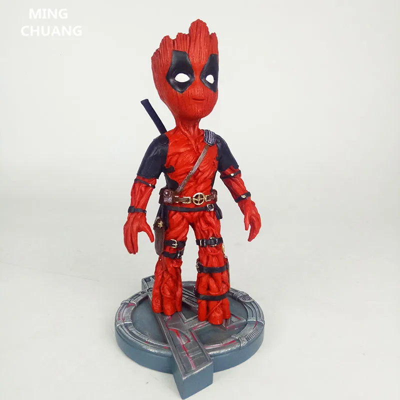 

Play Arts Avengers Statue Superhero Deadpool Bust Tree Man COS X-Men Wade Winston Wilson Resin Action Figure Model Toy W133