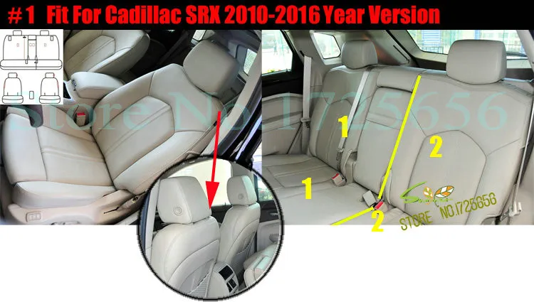 AutoDecorun покрытие автомобильный чехол для сиденья набор для cadillac srx аксессуары 2011 чехол на автомобильное сиденье подушки для автомобилей крышка поддерживает