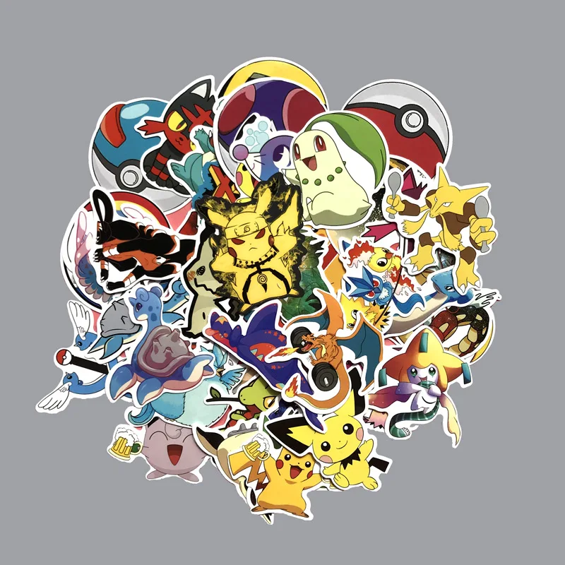 

45pcs kids room bathroom anime stickers pet macbook phone 3D Suitcase car stickers