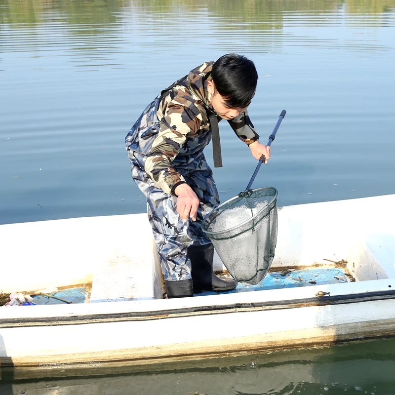 29,5 см камуфляжные рыболовные болотные водонепроницаемые дышащие нагрудные брюки из ПВХ для рыбалки