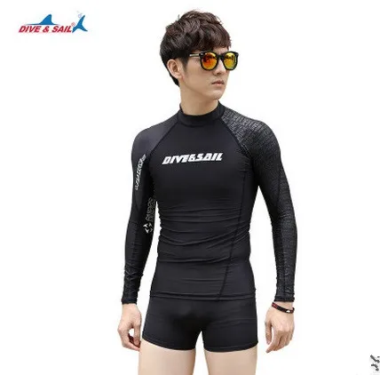 Для мужчин с длинными рукавами Медузы Tight печати открытый Купальники для малышек Защита от солнца prodected наружное Защита от солнца экран Сёрфинг Дайвинг Костюмы Для мужчин Спорт Рашгард
