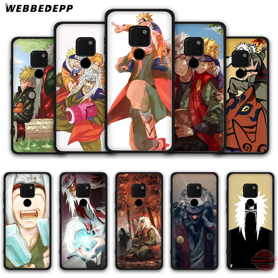 Мягкий чехол WEBBEDEPP Naruto и Jiraiya для Huawei Mate 30 10 20 Pro Lite Nova 2i 3 3i 4 5i 2 | Мобильные телефоны