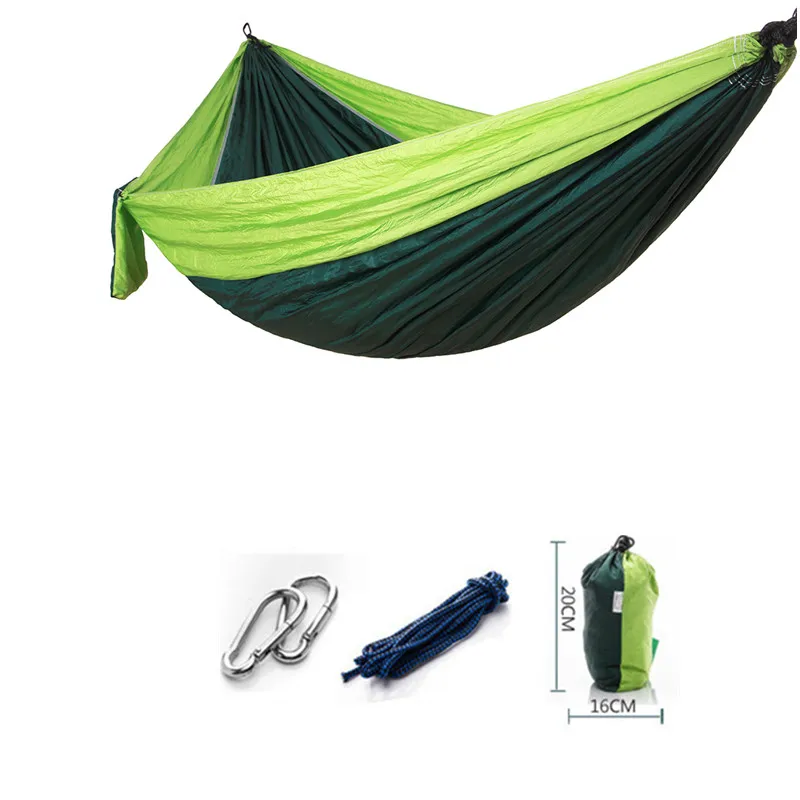 

Double Hanging Hammock Chair Outdoor Travel Survival Hanging Chair Portable Camping Hammock Tent Patio Furniture Garden Swing