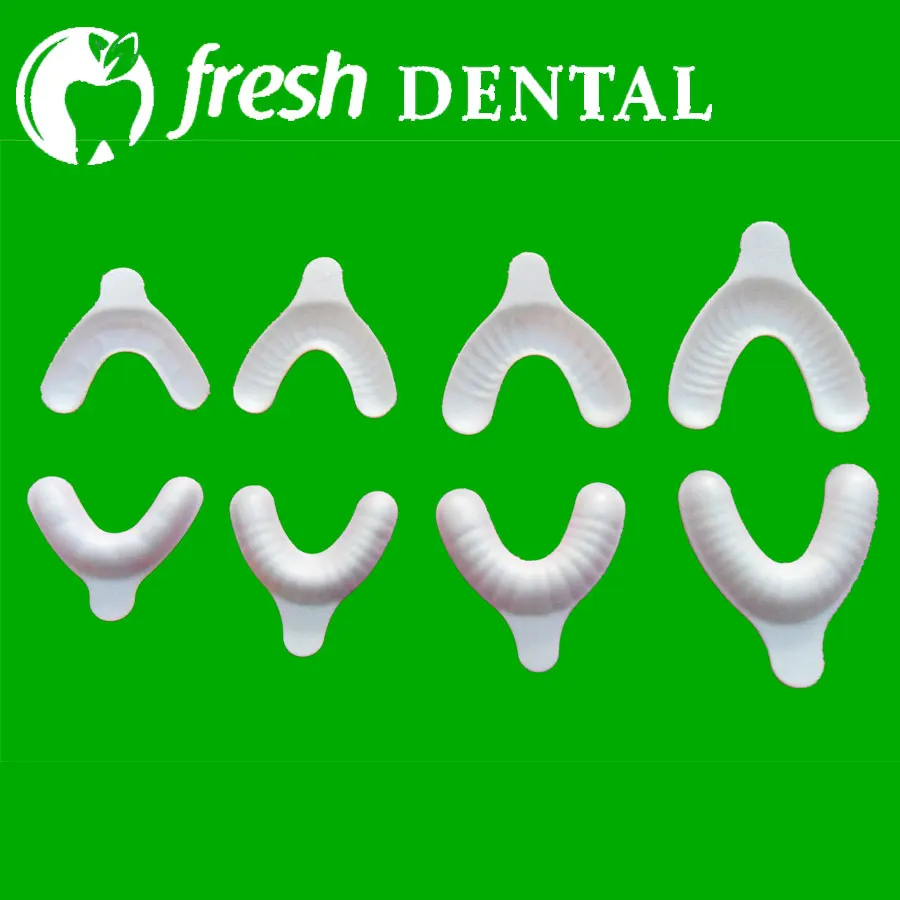 100PCS Dental Fluoride Foam Impression Tray fluoride foam dentures