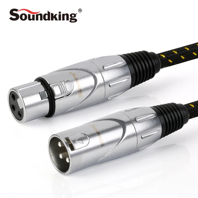 $US $12.45  Soundking XLR cable male to female Microphone audio sound Cannon cable extension cable for Mixer St