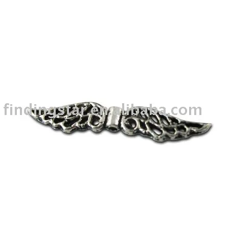 

FREE SHIPPING 160pcs Tibetan silver wings spacer beads A10829