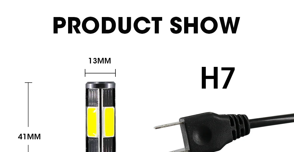 15 hlxg 4 Sides 12000LM H8 H11 Fog lights No Error Free h7 led canbus H4 Lamp HB3 9005 HB4 90W light bulbs for cars 24V 12V 6000K