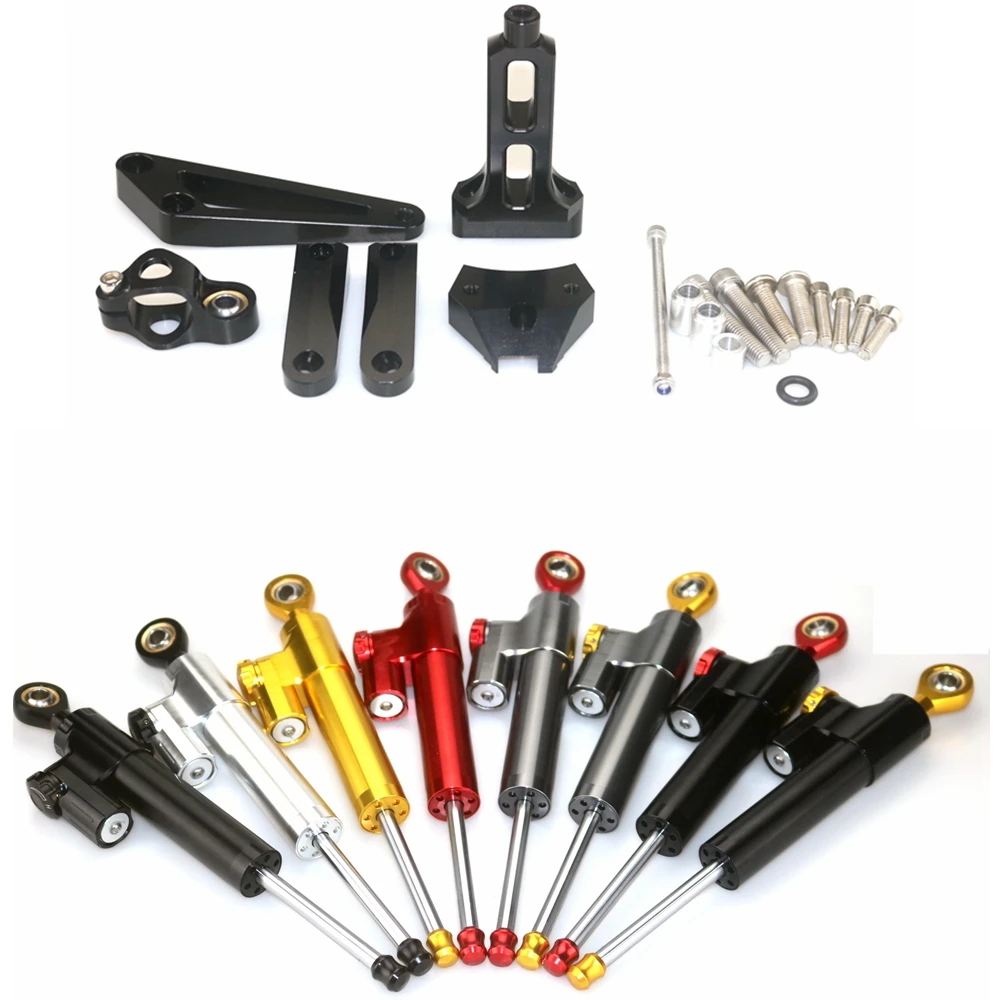

Motorcycle cnc Universal Stabilizer Damper Complete Steering Mounting Bracket For HONDA CB1300 2003 04 05 06 07 08 09 2011