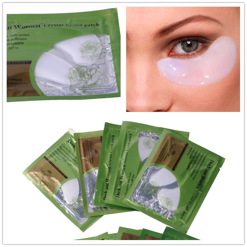 20 pcs=10 pair/lot Collagen Crystal Eye Masks Anti aging Anti puffiness