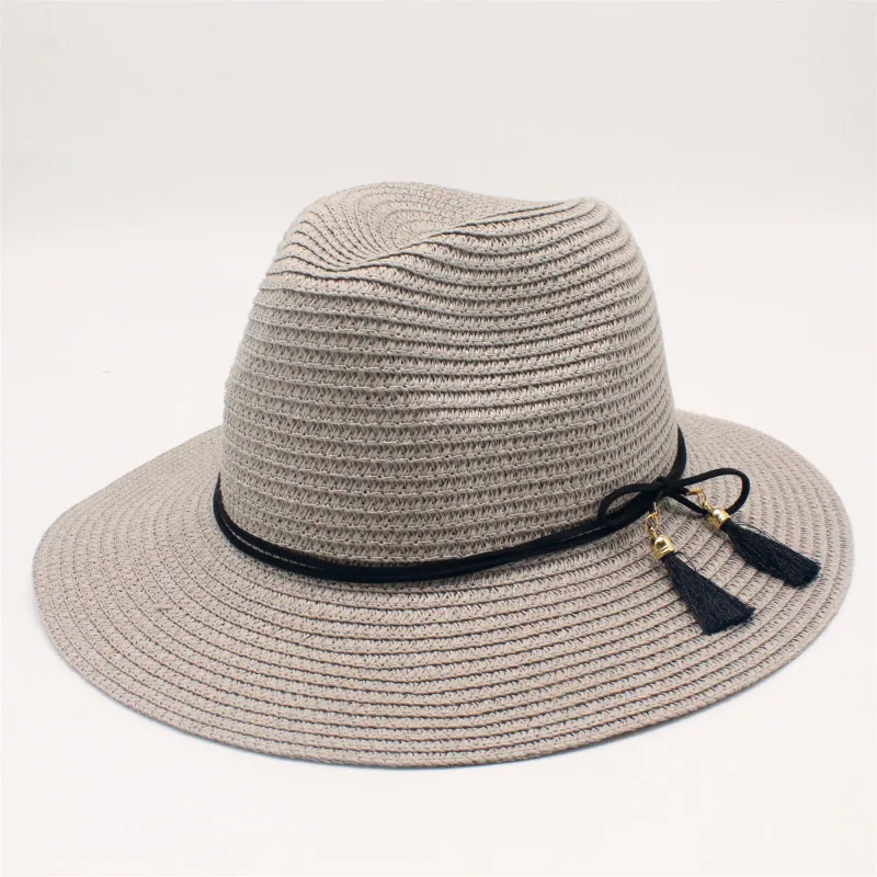 Шляпа Seioum Jazz летняя соломенная шляпа с широкими полями для женщин 2018|Мужские