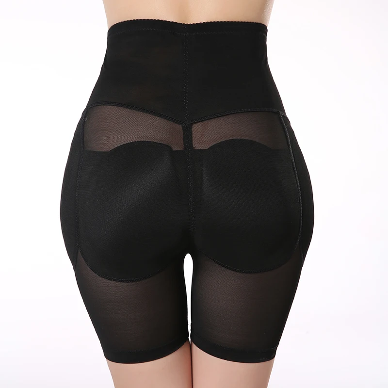 Price Plus Size S XXL Black Padded Underwear Women s Hip Enhancer High Waisted Tummy Control Butt Lifter Panties Shapewear