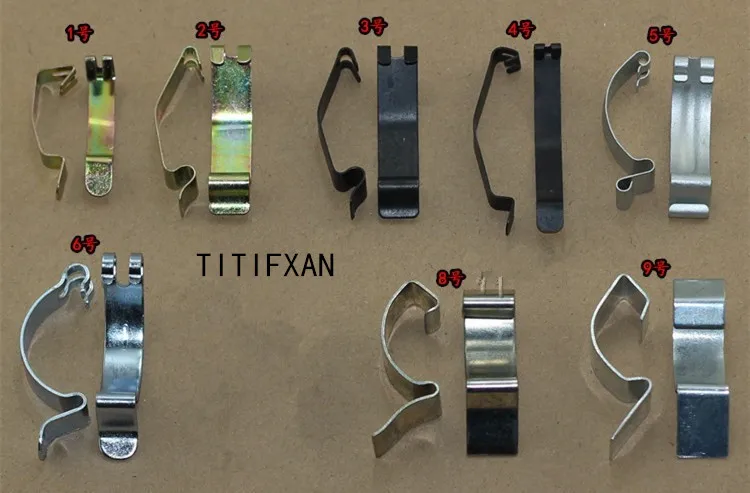 

TITIFXAN 2pcs Car air filter shell card hook air filter box card buckle pull hook steel shrapnel