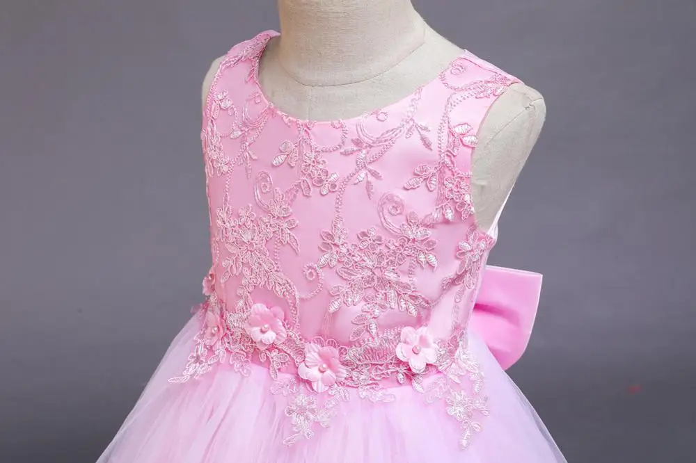 CAILENI Children Formal Party Dress New Kid Girls Princess Dress Prom Ball Gown Birthday Gift Frock For Girls 2-10 Years