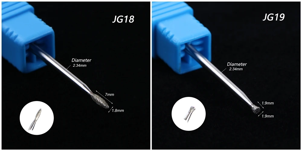 14 шт. сверло для ногтей Алмазная фреза для ногтей дрель для удаления омертвевшей кожи Педикюр Маникюр Электрические аксессуары JIJG18-31-1