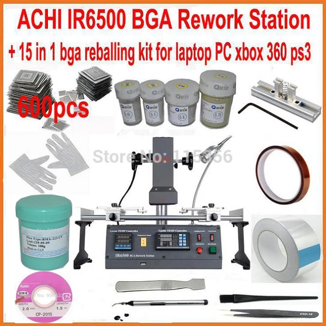 New ACHI IR6500 bga rework station IR motherboard soldering machine ...