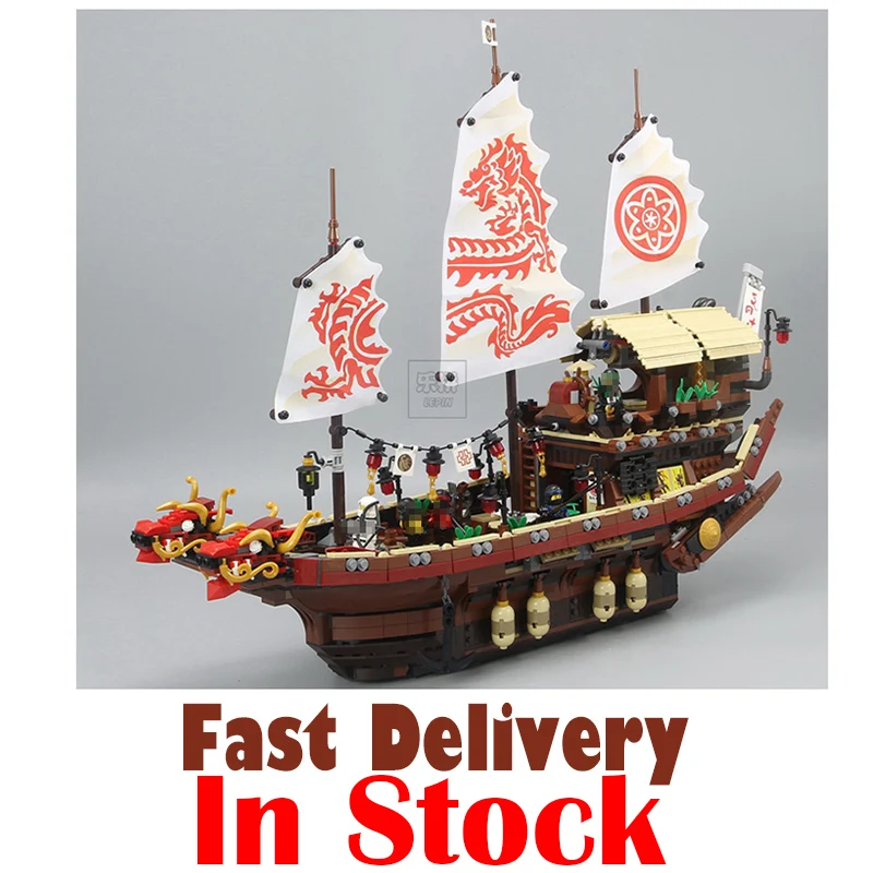 

LEPIN Ninja 06057 2455pcs Final Fight of Destiny's Bounty anime action figure Building Block Bricks Toys for kid legoINGly 70618