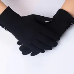 Luva женский Прихватки для мангала зима для Фитнес Для женщин Guantes Mujer phoneTouch Экран открытый наручные варежки с подогревом Прихватки для