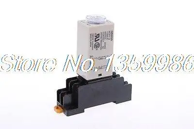

10 set base + time timer relay 8pin H3Y-2 H3Y AC110V 5A 1min-30min 30min
