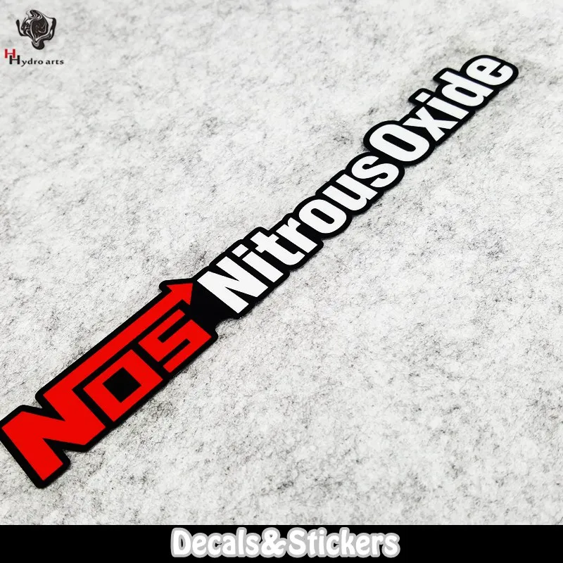 

NO.LN307 NOS nitrous oxide Car modification MOTO GP Reflective Car Sticker Decals Racing Motorcycle Windshield Tank cup