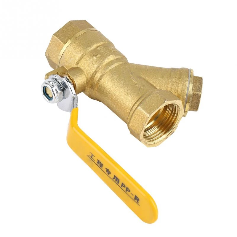 Brass Strainer 3/4 BSPP Female Thread Y Type Brass Strainer Filter Ball Valve for Water Natural Gas Regulation Brass Strainer 3/4 BSPP Female Thread Y Type Brass Strainer Filter Ball Valve for Water Natural Gas Regulation