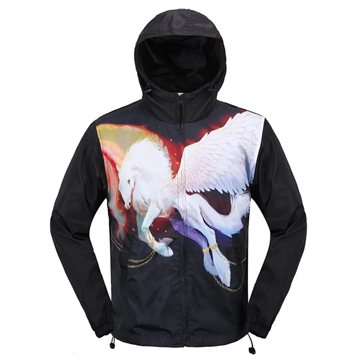 

New Diy 2017 Mens Jackets 3d Print Button Bomber Jacket Autumn Windbreaker Coats Tactical Men Plus Size Long Sleeve Streetwear