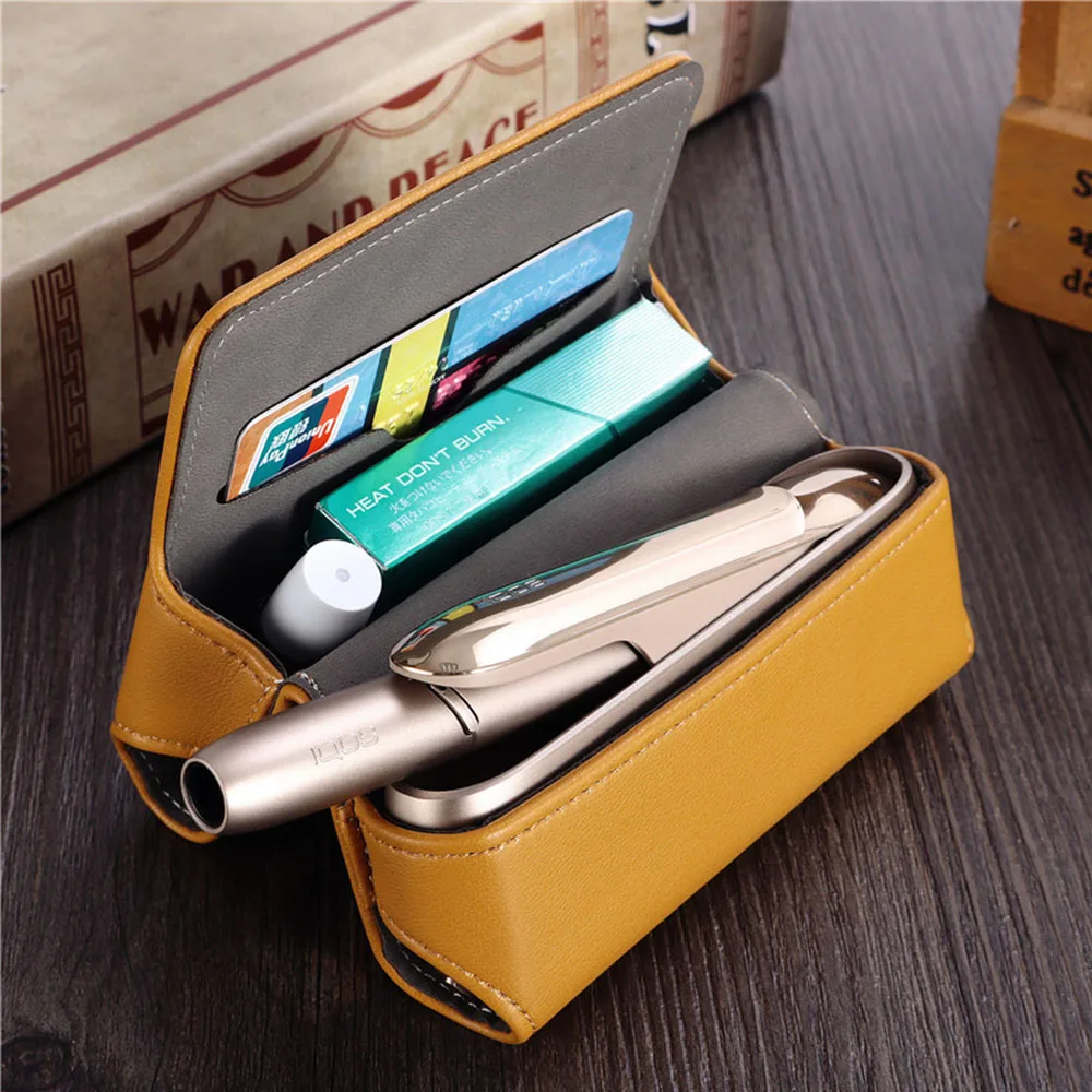

JINXINGCHENG Leather Case for Iqos 3.0 Case Cover Flip Wallet Magnet Pouch Protective Accessories 5 Colors