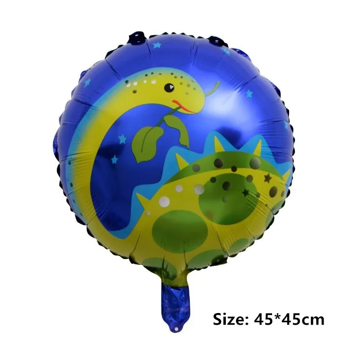 1 шт. гигантский динозавр фольгированный шар для мальчиков воздушные шарики в виде животных детский зеленый динозавр день Рождения Вечеринка мир Юрского периода украшения шар - Цвет: Dinosaur