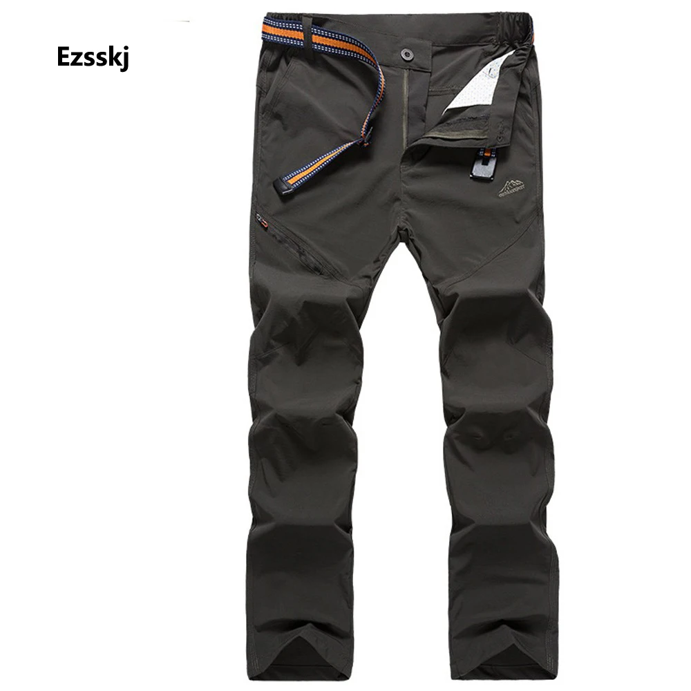 New Outdoor Mountain Lightweight Breathable Pants Men Waterproof Camping Climbing Hiking
