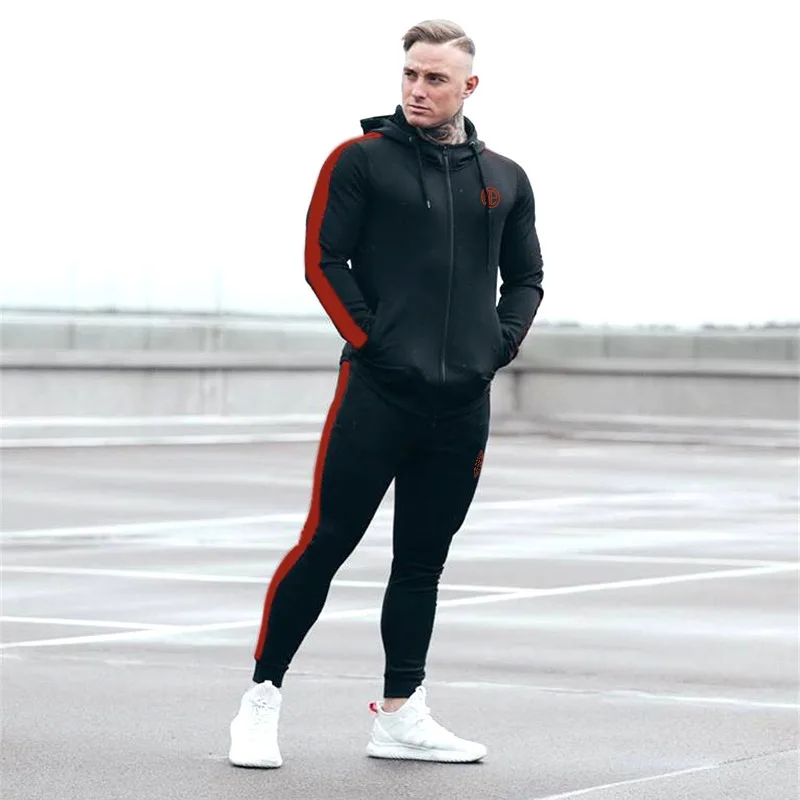 Autumn Men Sportswear Tracksuit Zip Up Hoodies Jacket Sweatshirt+pants Running Jogging Casual Fitness Gym Workout Set Sport Suit Autumn Men Sportswear Tracksuit Zip Up Hoodies Jacket Sweatshirt+pants Running Jogging Casual Fitness Gym Workout Set Sport Suit