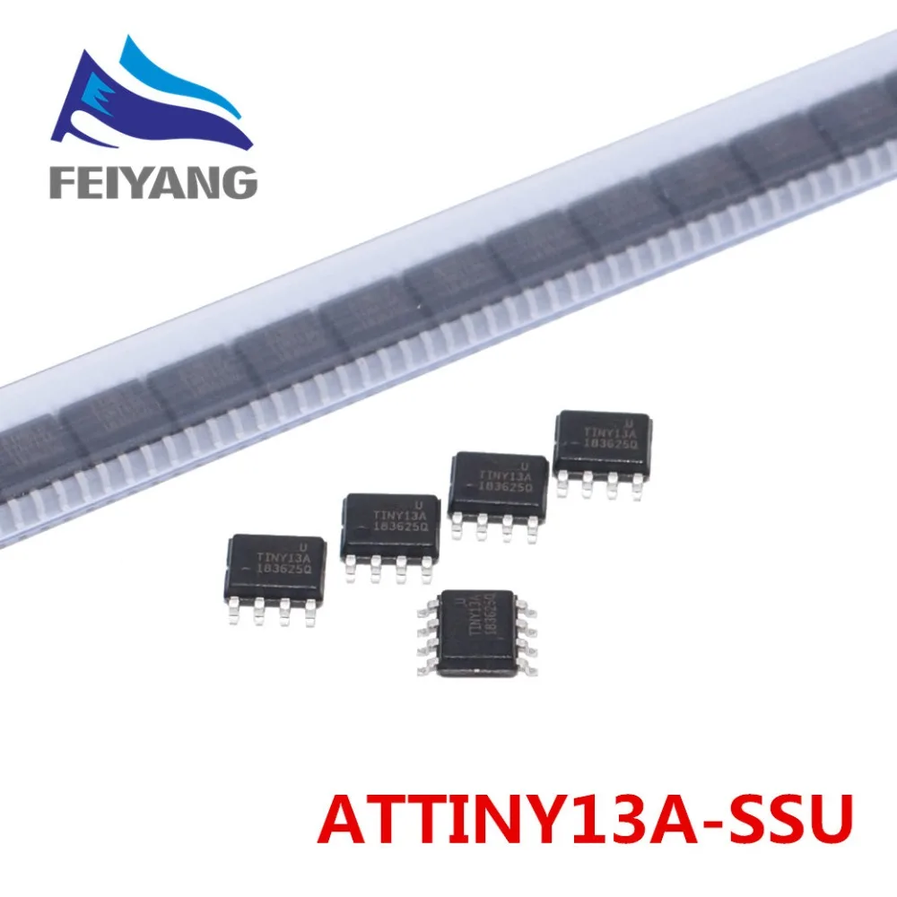 100 шт./лот новая модель ATTINY13 ATTINY13A TINY13A MCU AVR 1K FLASH 20MHZ 8SOIC IC(ATTINY13A-SSU