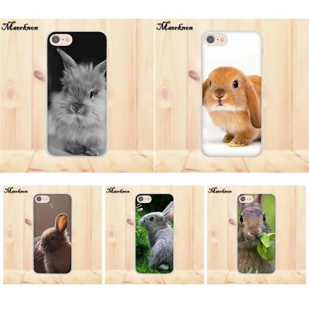 Maerknon Bunny Animal For Xiaomi Redmi 4 3 3S Pro Mi3 Mi4 Mi4i Mi4C Mi5 Mi5S Mi Max Note 2 Soft TPU Phone Cover Case Coque | Мобильные