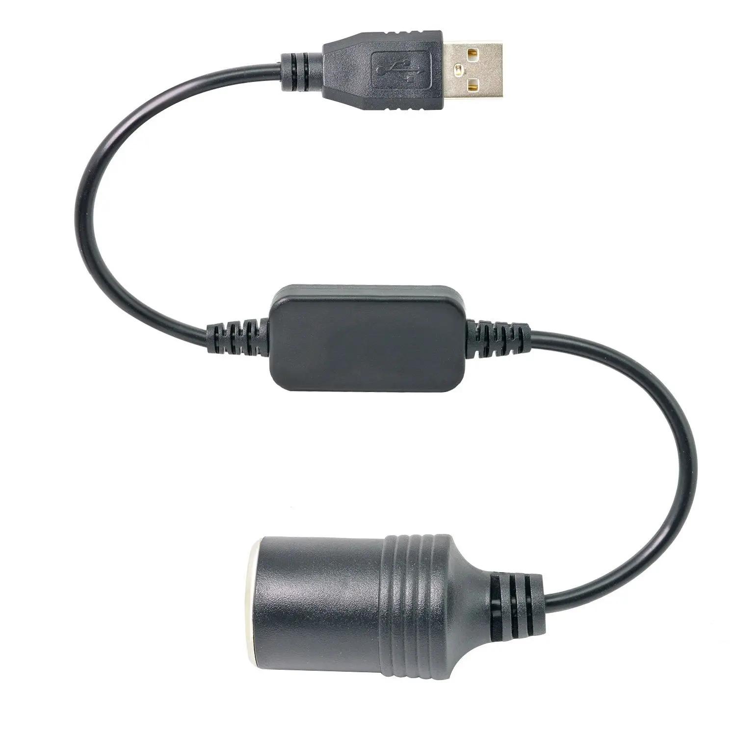 Переходник адаптер с проводным контроллером и USB портом на 12 В гнездо для