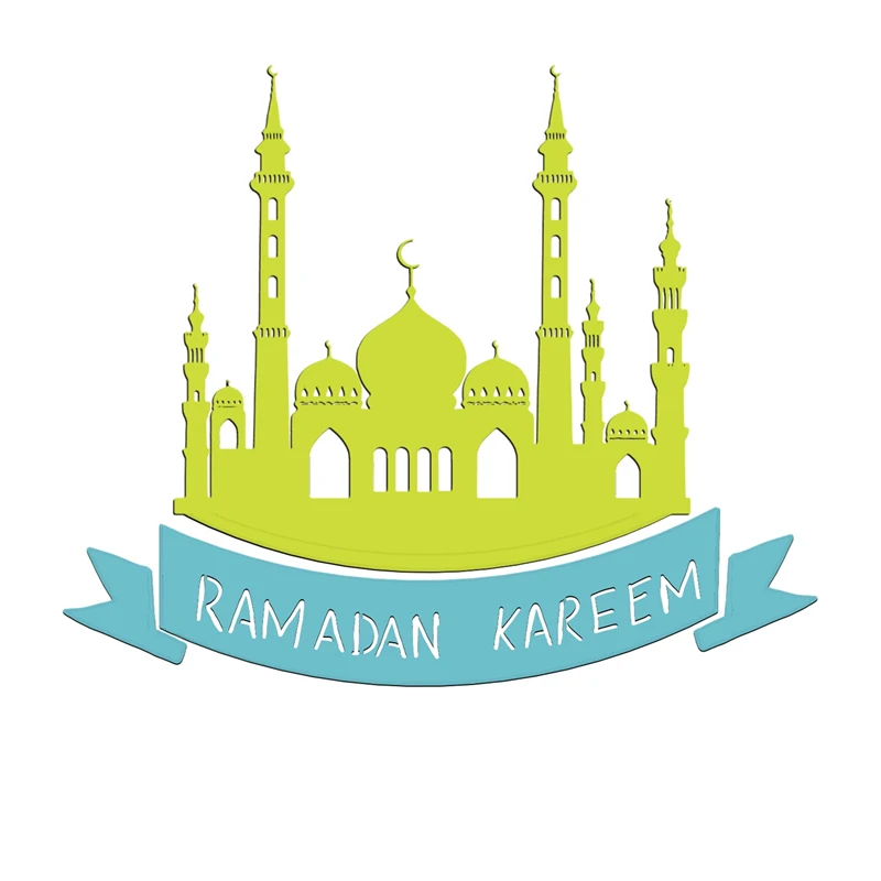 Мусульманский Рамадан Eid Mubarak мусульманские металлические высекальные трафареты