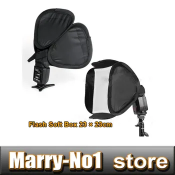

23x23mm Flash Diffuser Flash Light Speedlight Strobe Soft Box Softbox Diffuser for all Photo Flash SB900 sb600 580EX 430EX