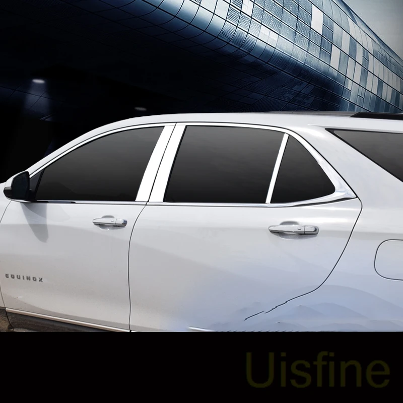 

Window trim strip stainless steel window bright strip decoration car Accessories For Chevrolet Equinox 2017 2018 2019
