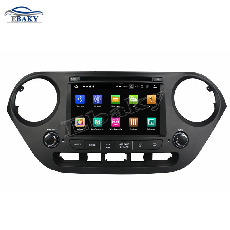 Cheap NaviTopia 7inch 4GB RAM 64GB ROM Octa Core Android 9.0 Car DVD Player For HYUNDAI  I10 2014-2015/GPS 10