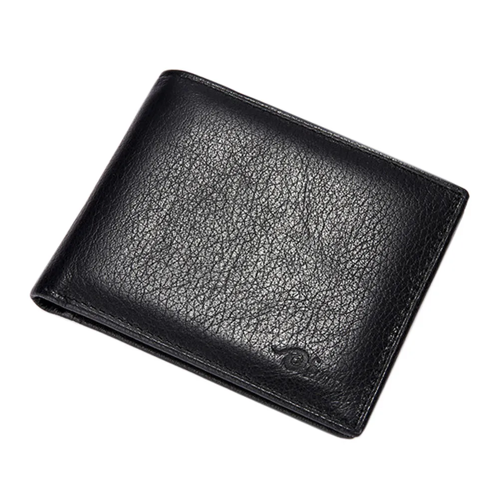 

2018 New Arrival Business Bifold Wallet Men Leather Credit/ID Card Holder Billfold Purse Mini Wallet Handbag