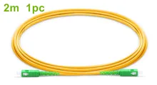 Optical Patchcord SC APC to SC APC Patch Cord 2m Simplex 2.0mm PVC Single Mode Jumper Cable Optical Cable SC sommer cable sc goblin white