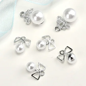 

50pcs/lot rhinestone core decoration Imperial crown shape alloy floating locket charms diy jewelry earring pendants accessory