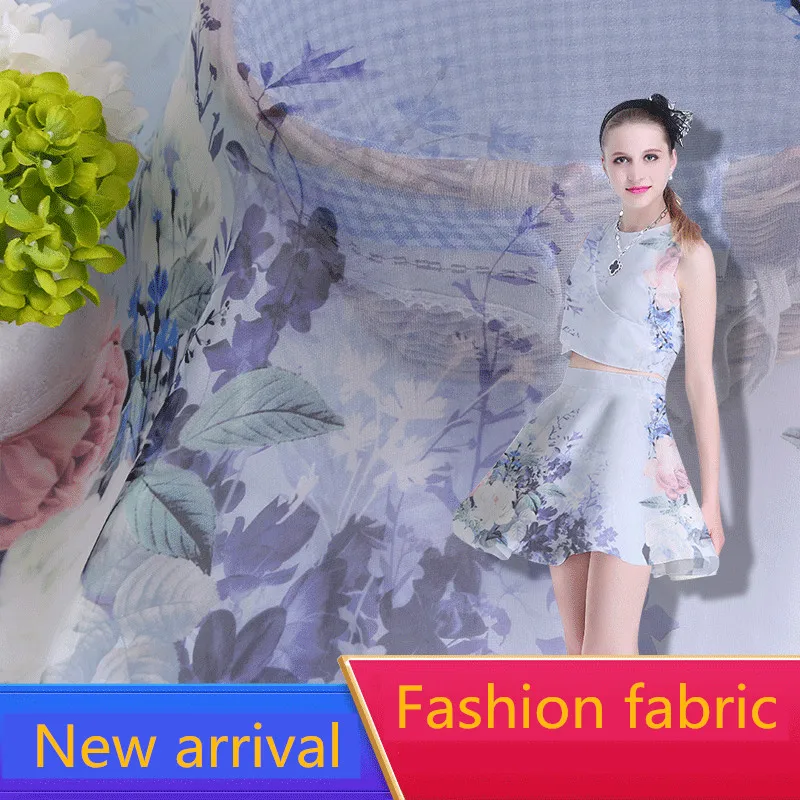 

RUBIHOME New Arrival Wholesale (5 meters/lots) Summer Silk Soft Fabric for Making Women Dress Width 160cm Hot Sell