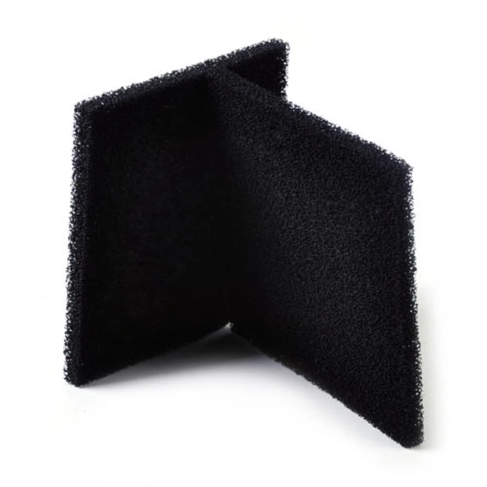 2 Black activated carbon filtration Foam Sponge Air Filter Pad Square